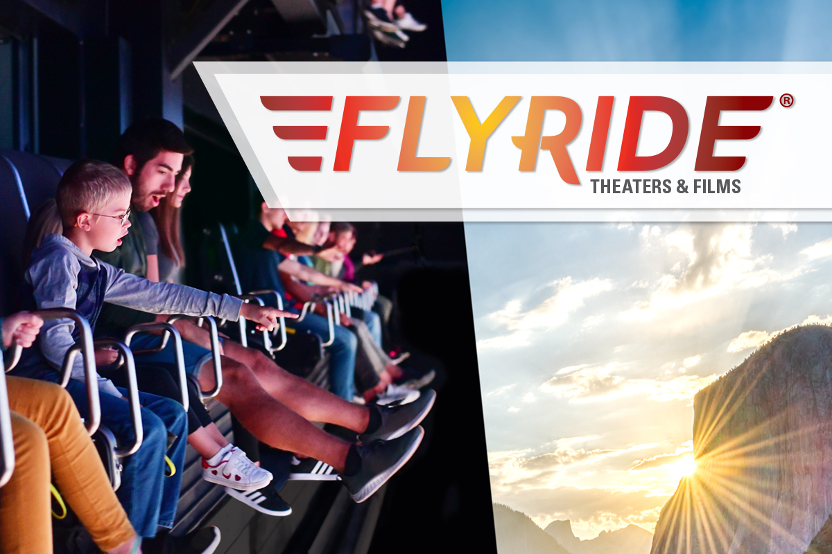 flyride flying theater photo with logo