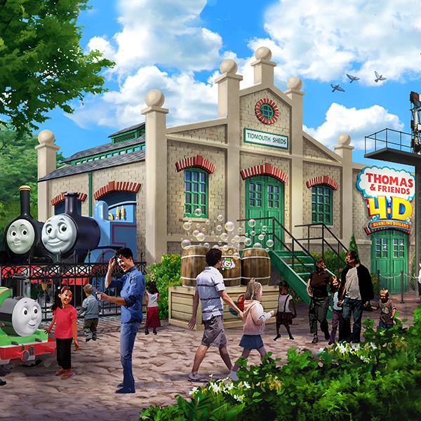 thomas and friends 4d experience attraction render