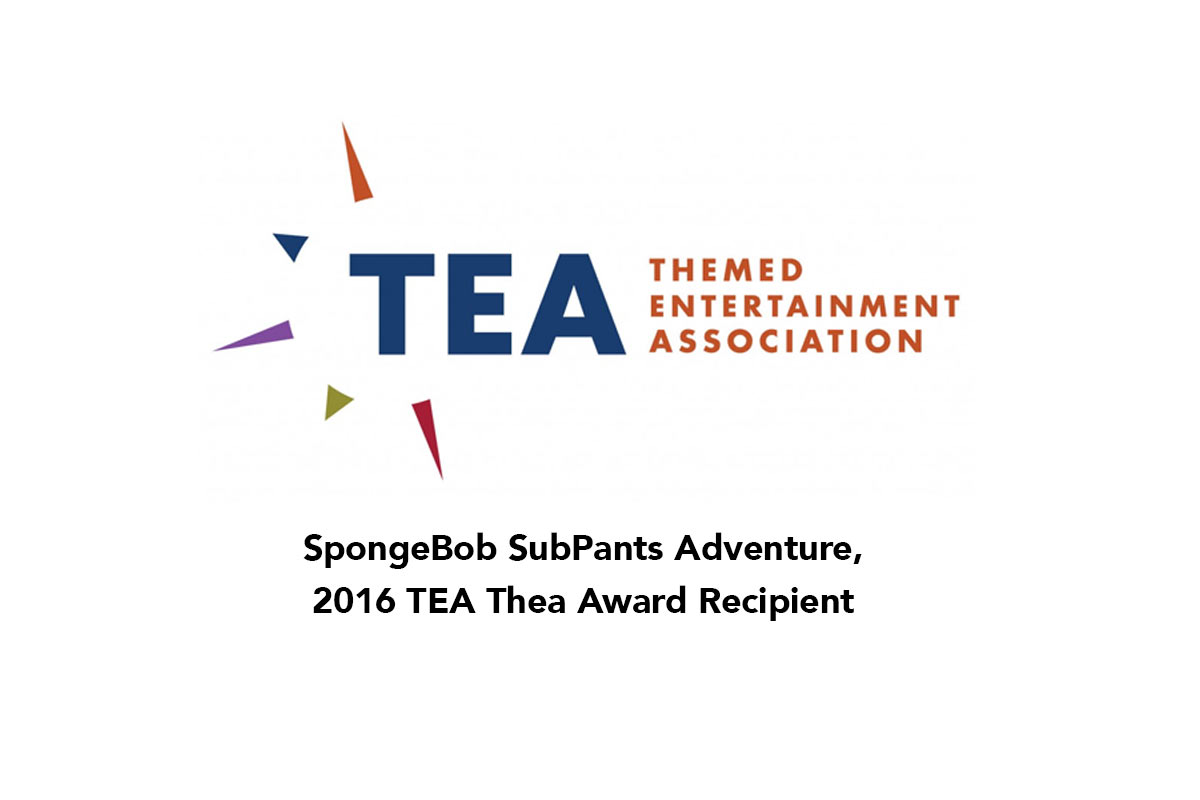 tea award logo with spongebob subpants adventure tag