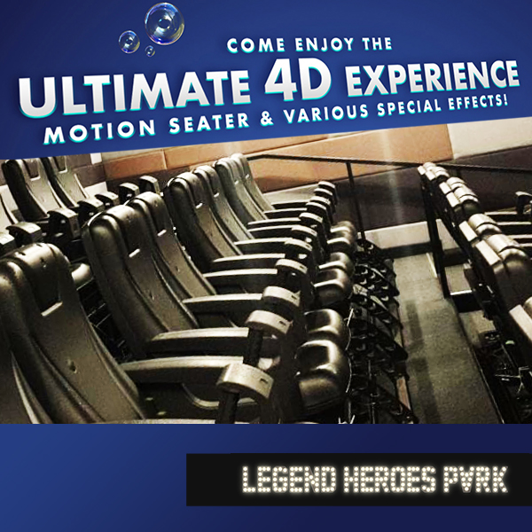 Legend heroes park announcement photo theater interior