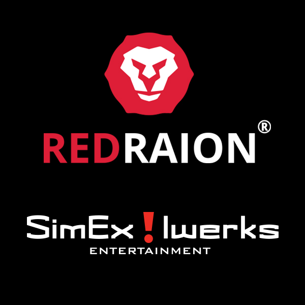 red raion and simex iwerks logos