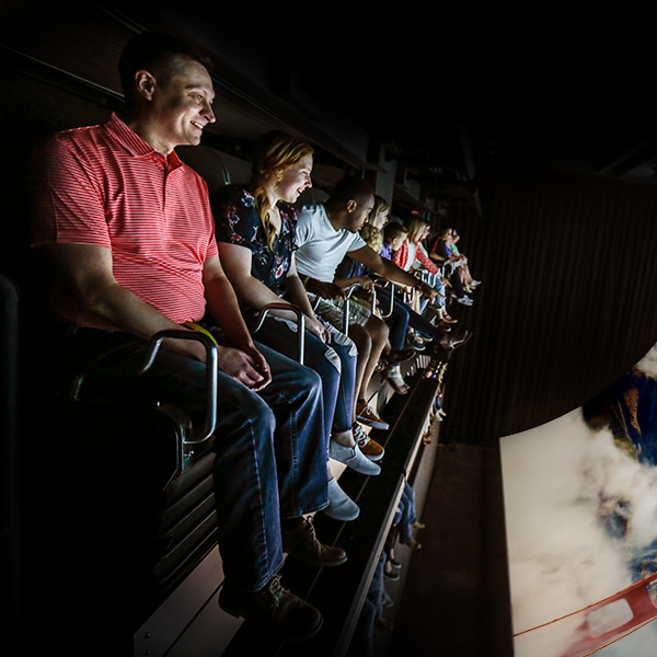 Audience in Flying Theater